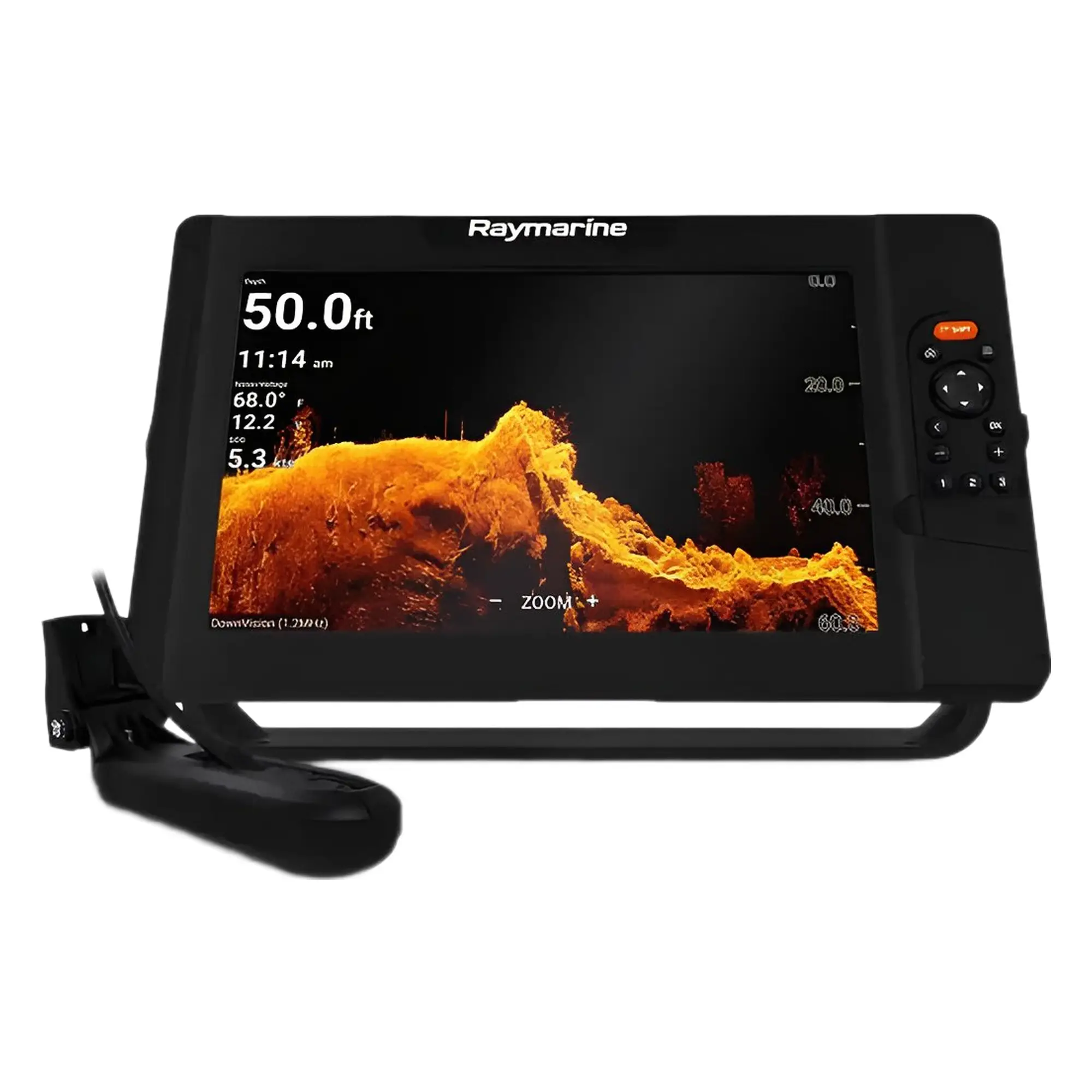Element 12 HV - 12” Chart Plotter with CHIRP Sonar, HyperVision, Wi-Fi, GPS, HV-100.02 transducer, No Chart