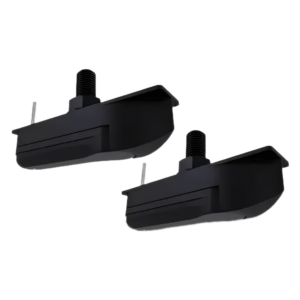 Pair of HV-300 HyperVision Plastic Through Hull Transducers with fairing block to be cut from 0-25° including Y-Cable and 4m extension cable