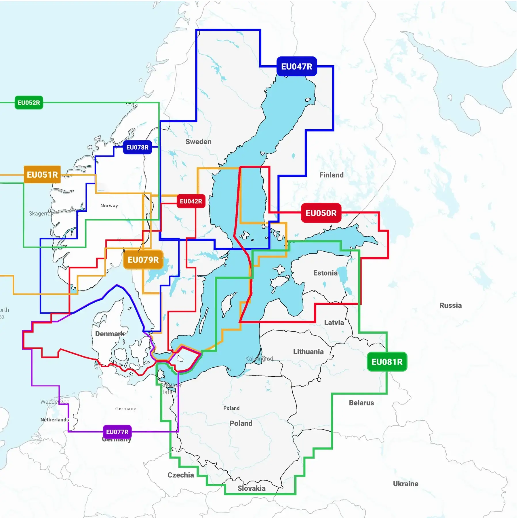 Navionics Regular alllaetav merekaart