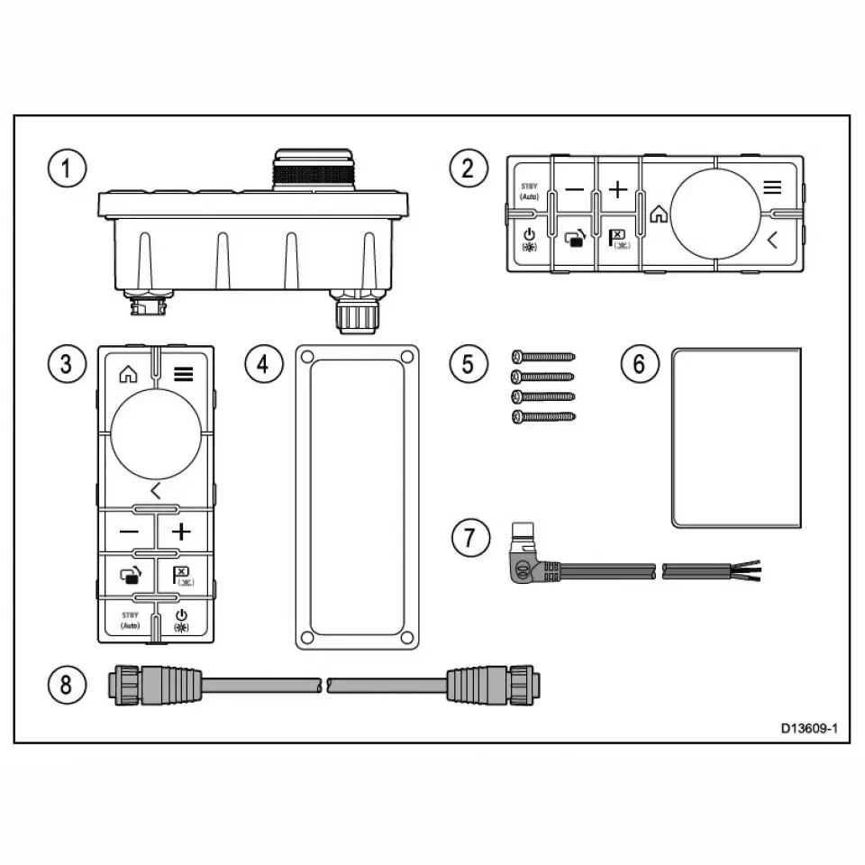 Raymarine RMK-10 Remote - Pilt 2