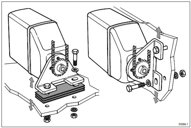 Raymarine Type 2 Rotary Drive 12V - Pilt 3