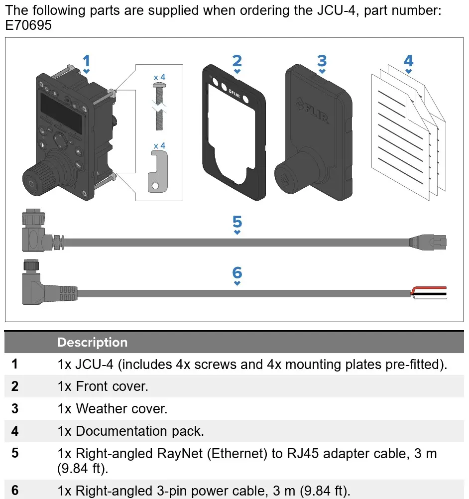 JCU4 termokaamera Joystick - Pilt 5