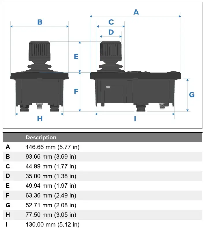 JCU4 termokaamera Joystick - Pilt 4