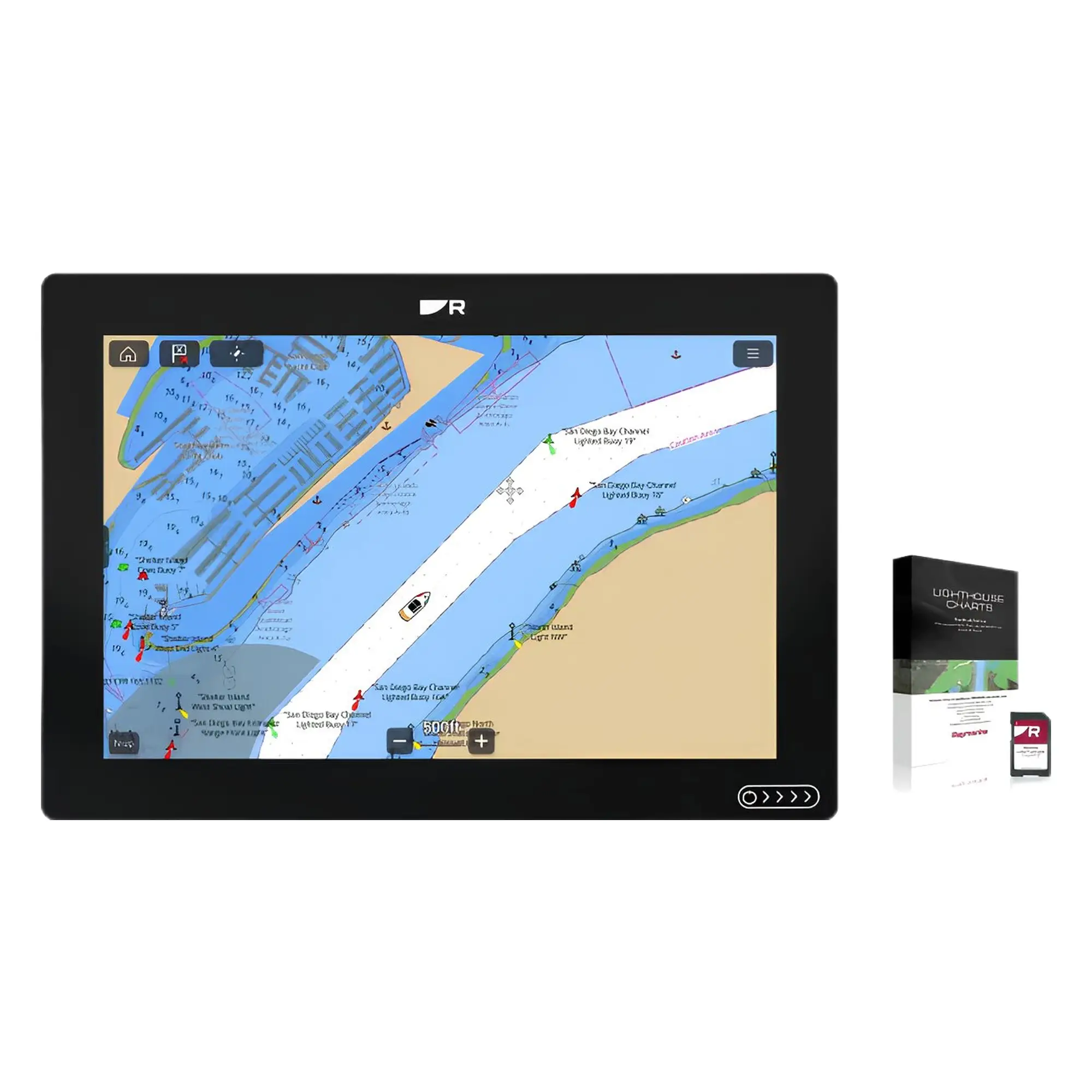 AXIOM2 12, 12" chartplotter