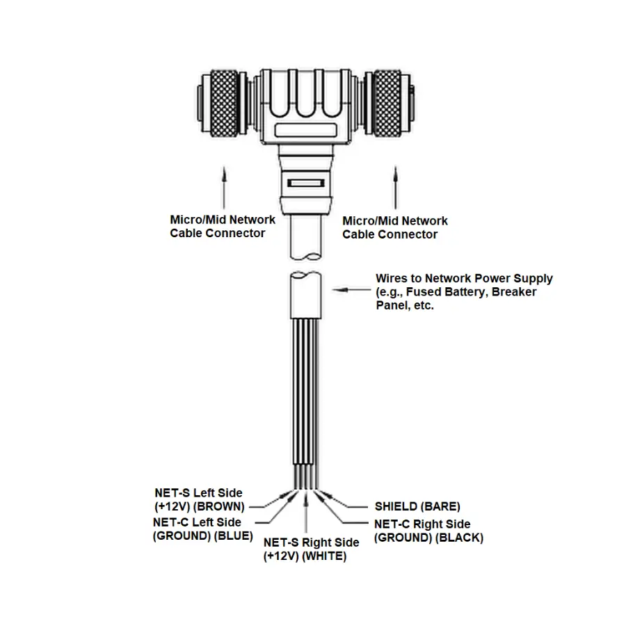 Maretron Micro Powertap T-liitmik - Image 2