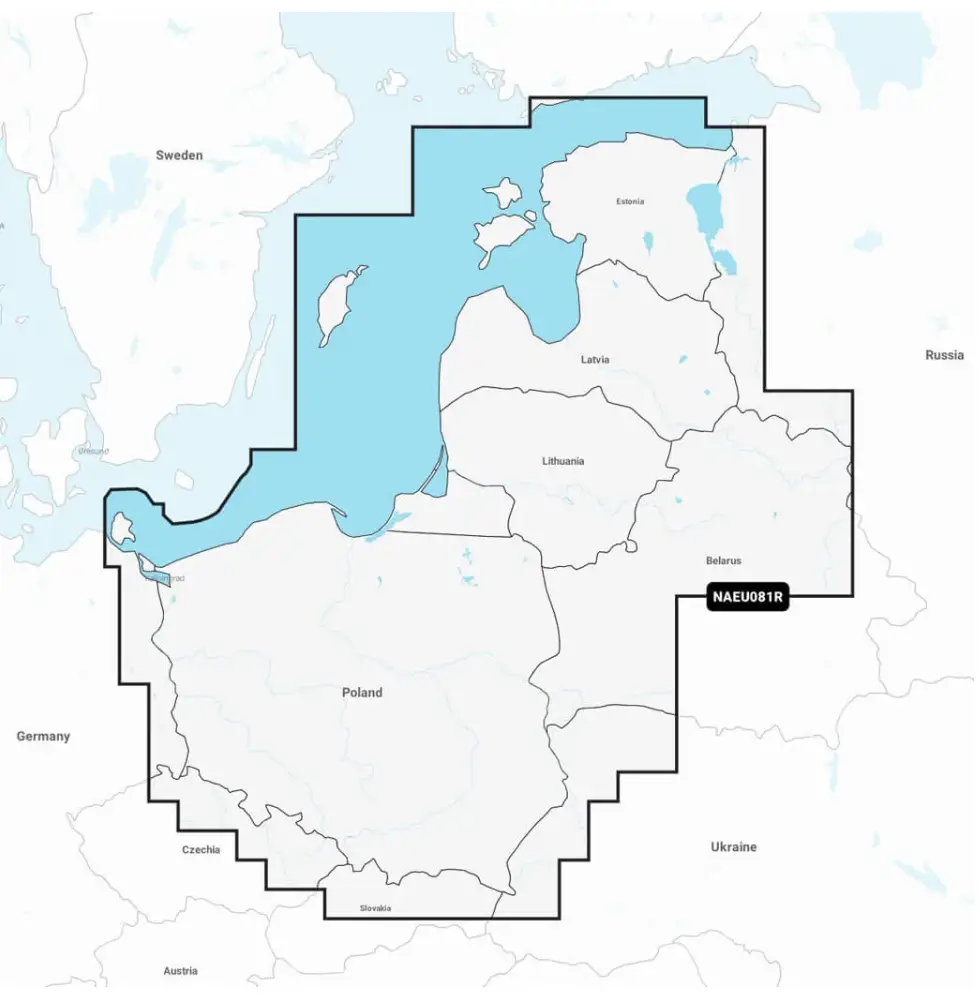 Navionics+ Regular Baltic Sea East coast